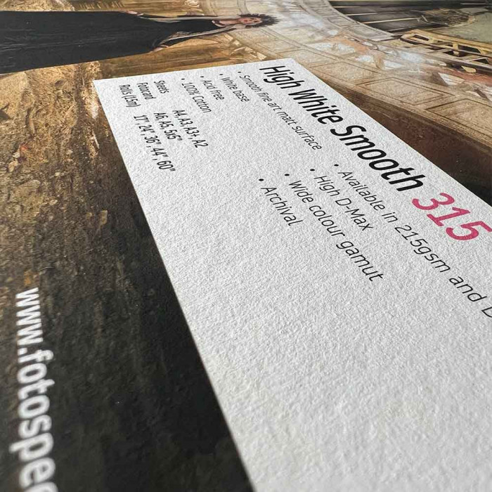 Fotospeed High White Smooth 315